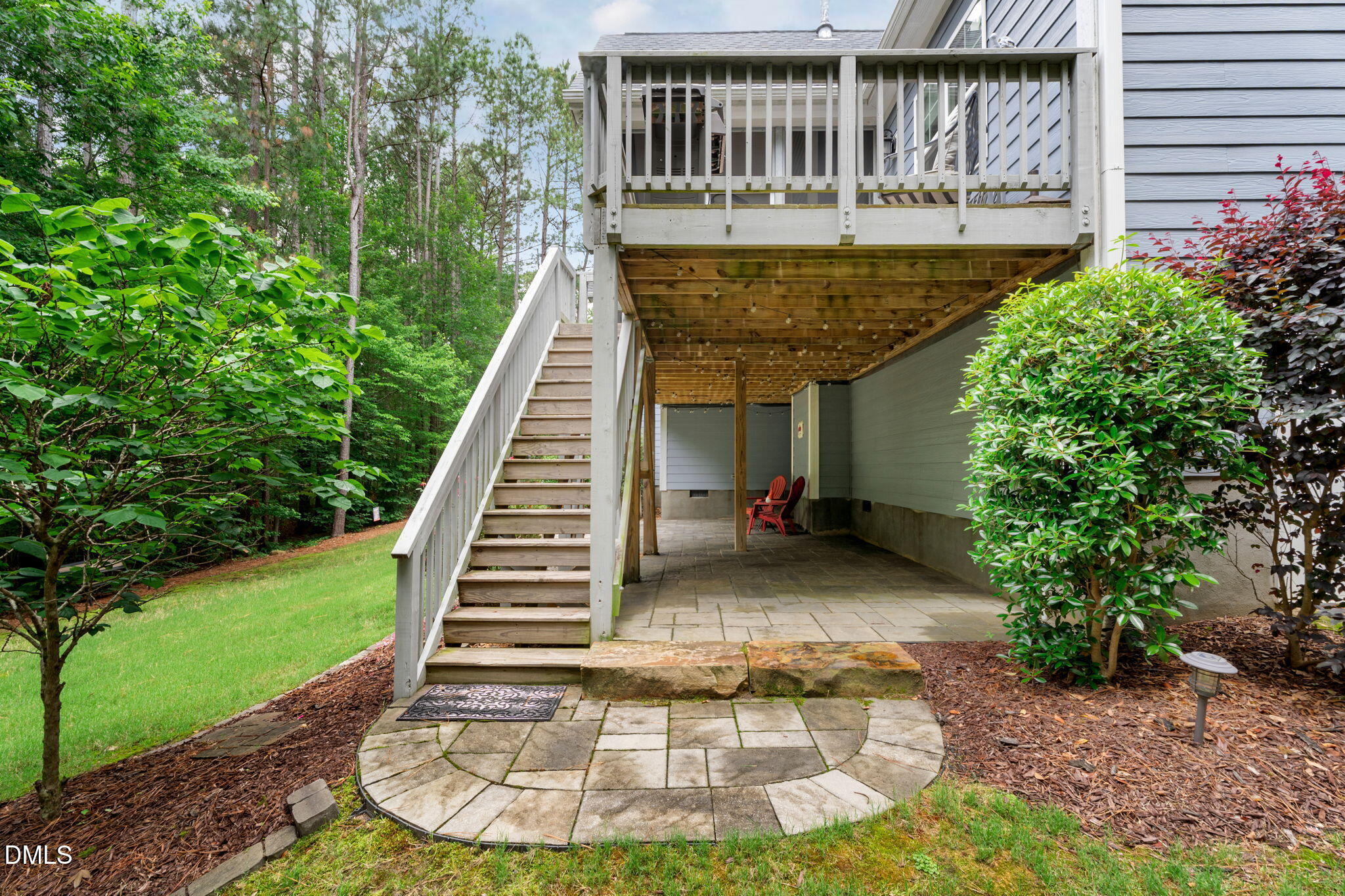 223 Colonial Ridge Drive Pittsboro, NC 27312 - Photo 36 of 47 a view of a house with backyard
