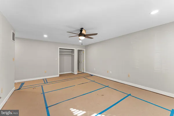 a view of an empty room