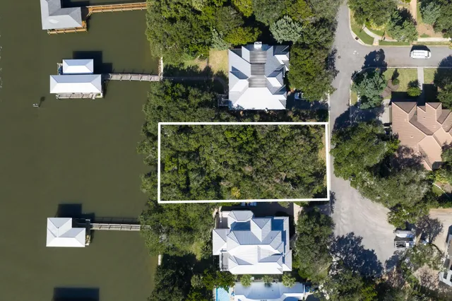 an aerial view of residential house with outdoor space
