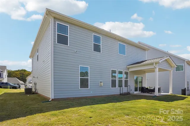 a view of a park with swings