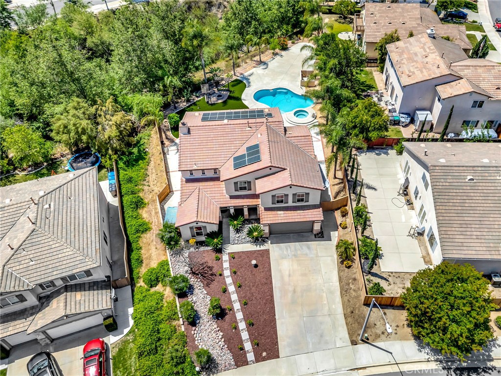 17603 Fan Palm Lane Riverside, CA 92503 - Photo 46 of 53 Front Yard View Drone