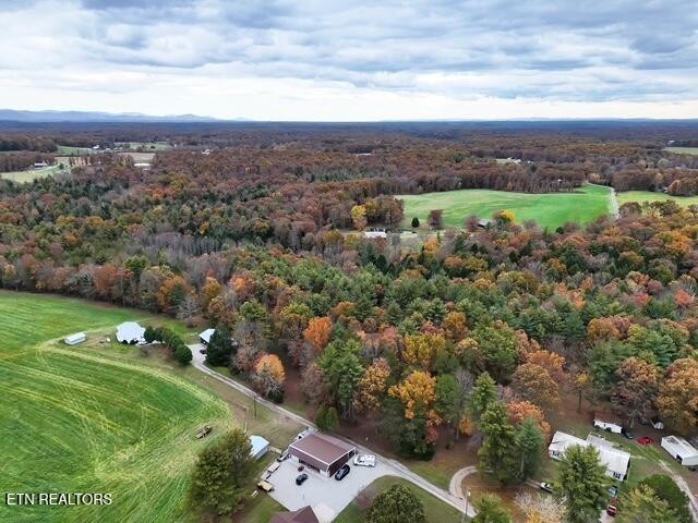 186 Cave Branch Road Allardt, TN 38504 - Photo 22 of 23 an aerial view of a houses with a yard
