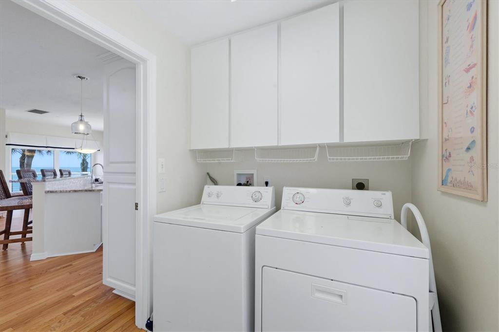 400 South Gulf Boulevard Boca Grande, FL 33921 - Photo 44 of 80 a view of storage and utility room with washer and dryer