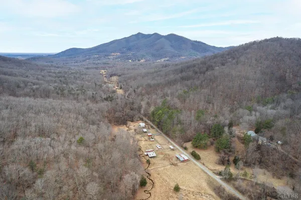 a view of a mountain in the distance