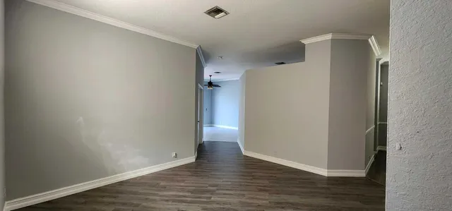 a view of an empty room