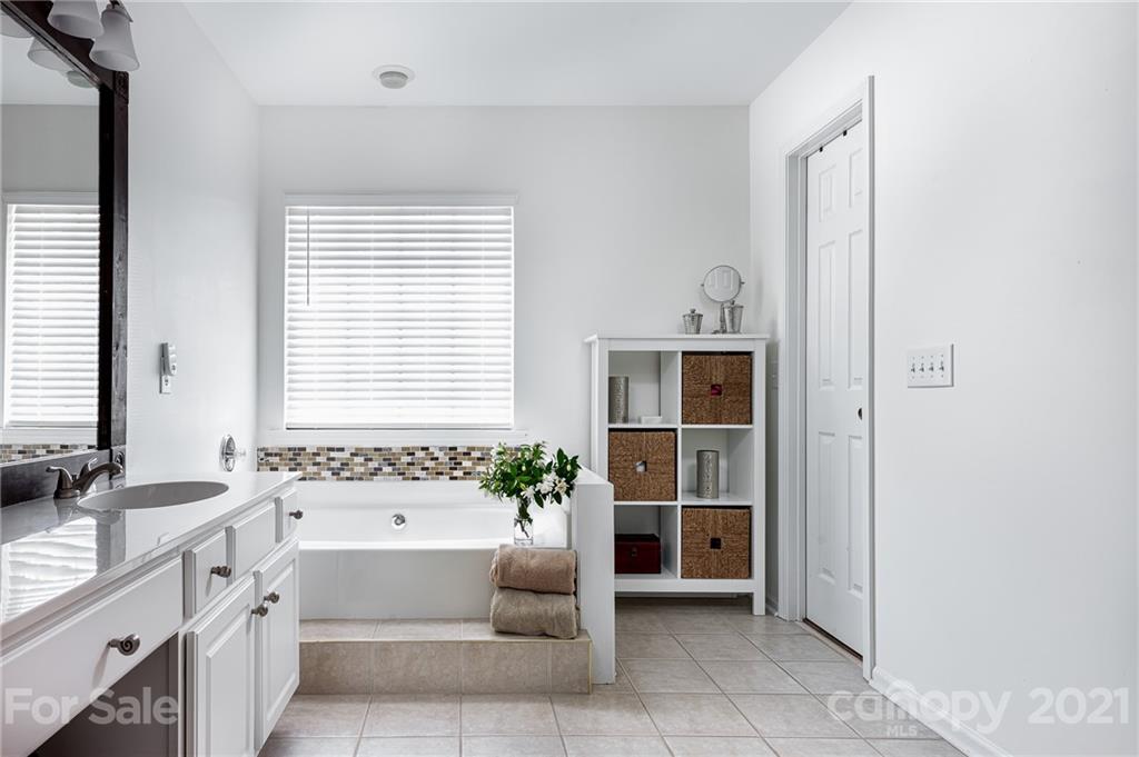 9239 Hillston Ridge Road Huntersville, NC 28078 - Photo 20 of 38 a spacious bathroom with a tub and a sink