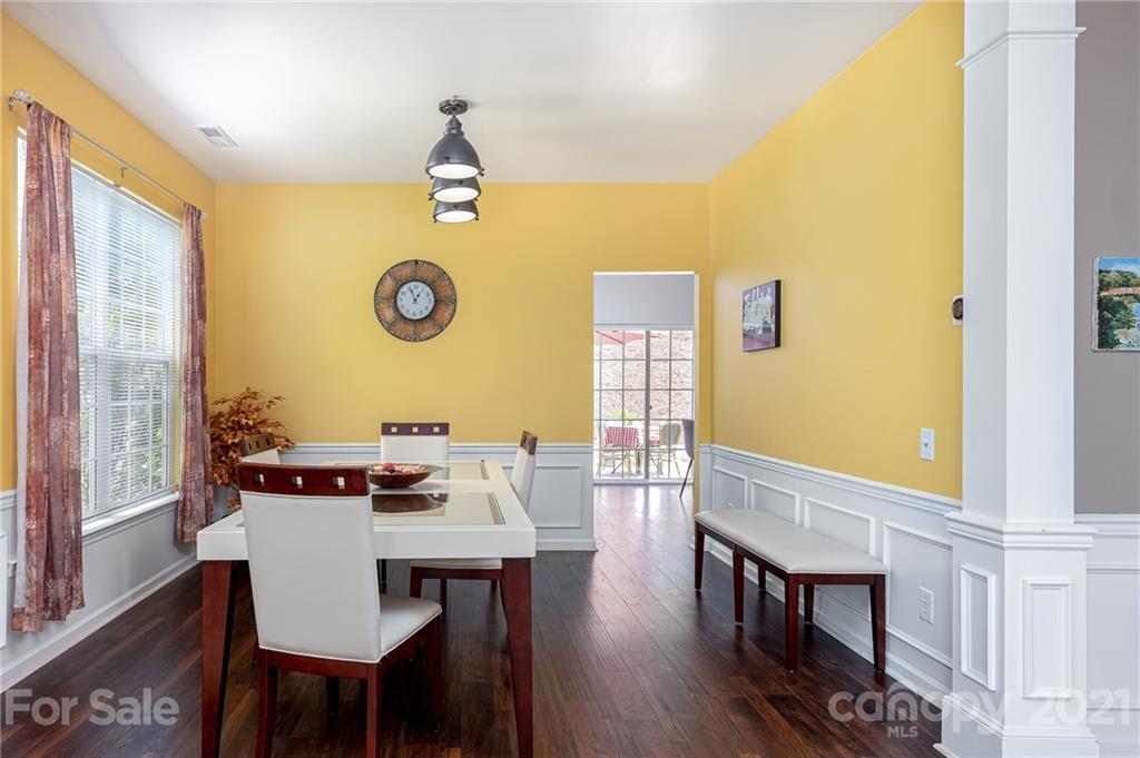 9239 Hillston Ridge Road Huntersville, NC 28078 - Photo 4 of 38 a view of a dining room with furniture and wooden floor