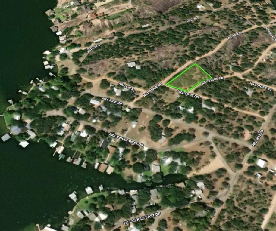 0 Hill Ridge Drive Granite Shoals, TX 78654 - Photo 24 of 26 Aerial map of property and surrounding area