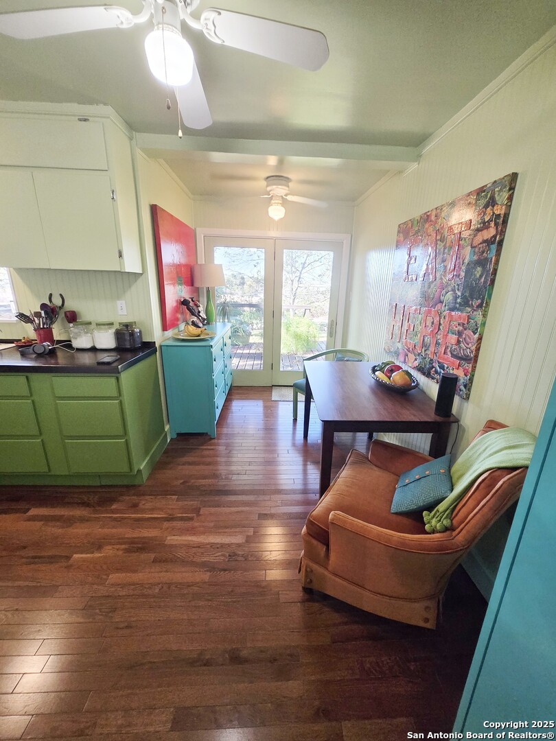 5564 Farm To Market Road 1103 Schertz, TX 78108 - Photo 12 of 35 a living room with furniture and a wooden floor