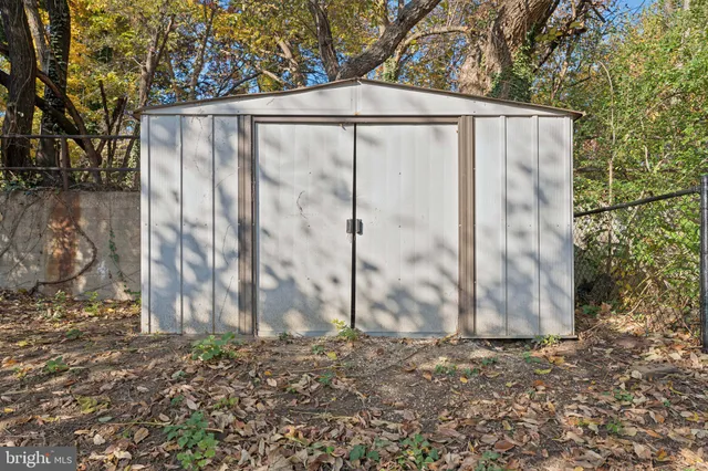 a backyard of a house