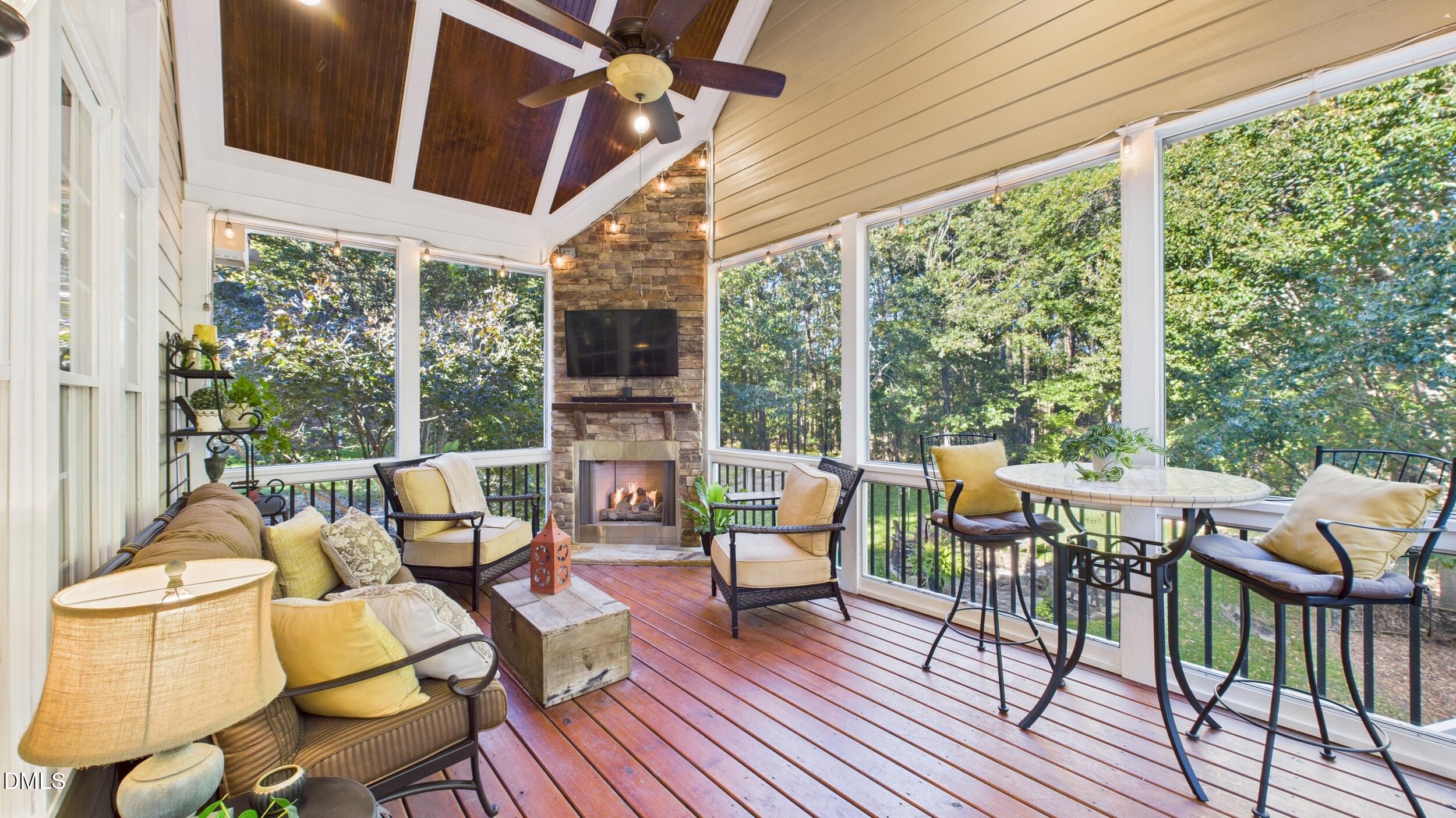 6121 Carlyle Drive Raleigh, NC 27614 - Photo 16 of 58 screened-in porch