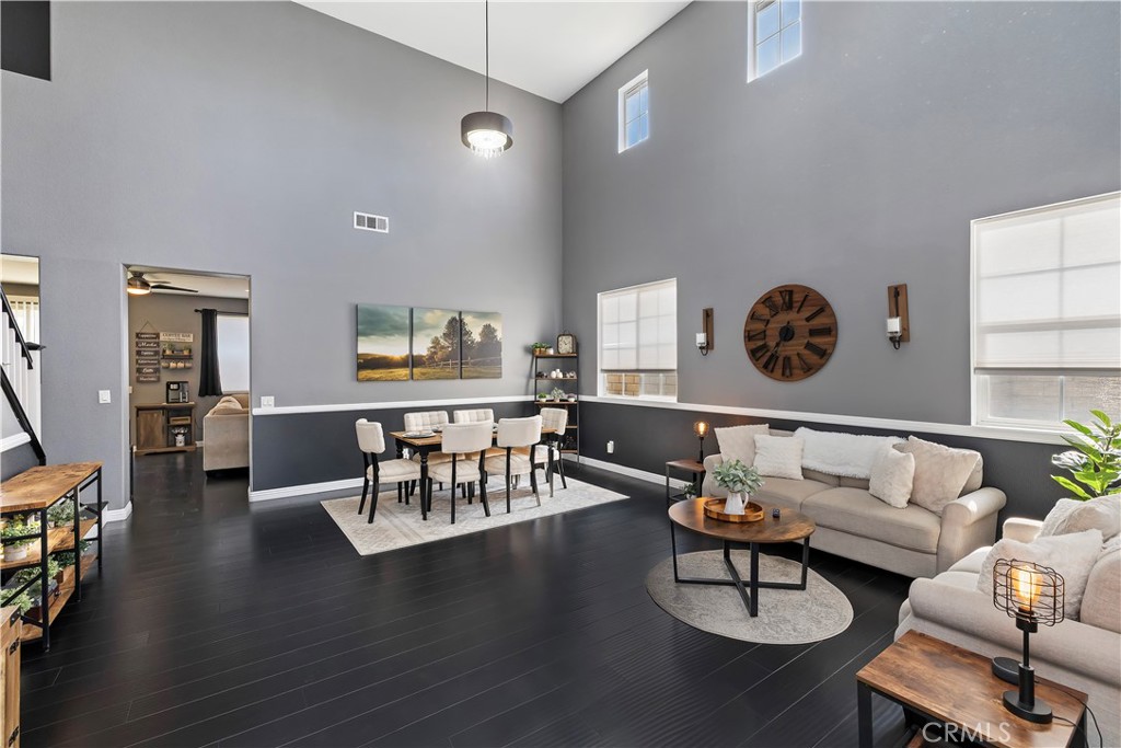 7029 Penny Court Rancho Cucamonga, CA 91739 - Photo 13 of 42 a living room with furniture and wooden floor