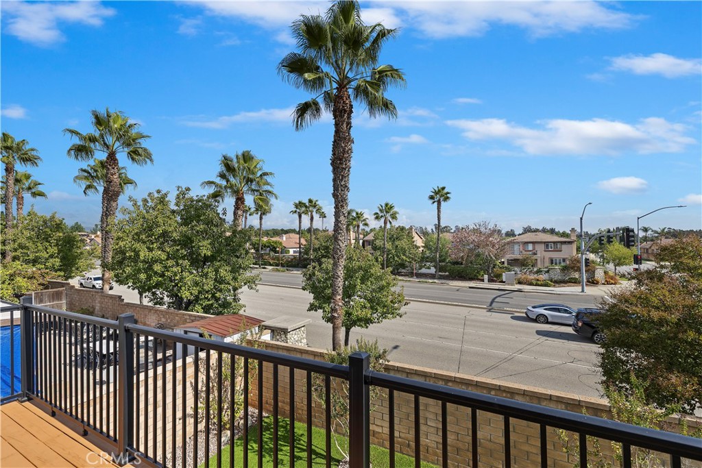 7029 Penny Court Rancho Cucamonga, CA 91739 - Photo 33 of 42 a view of a street from a balcony