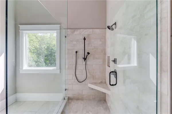 a view of an entryway with staircase