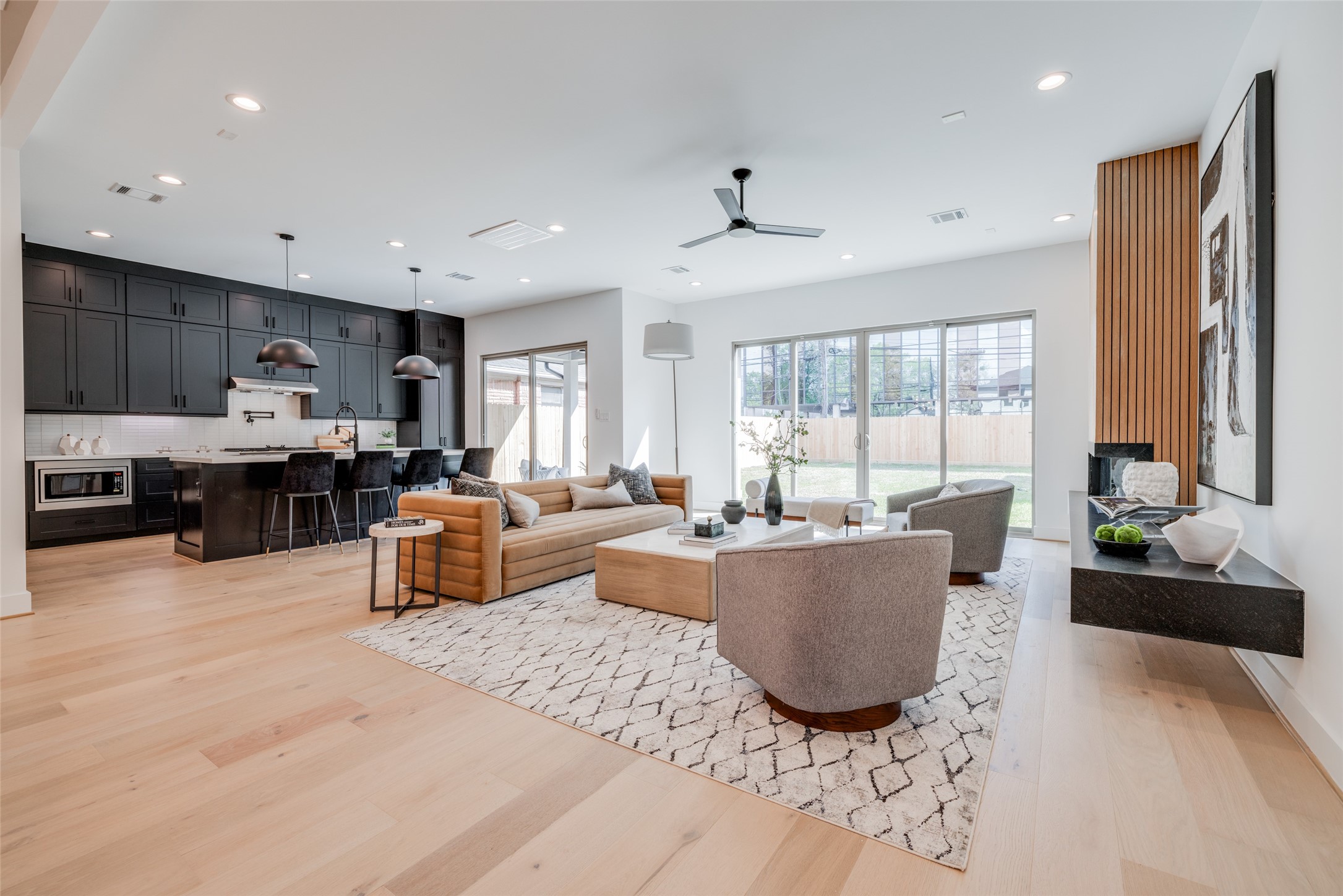 1306 Crocker Street Houston, TX 77019 - Photo 19 of 48 a living room with furniture and a large window