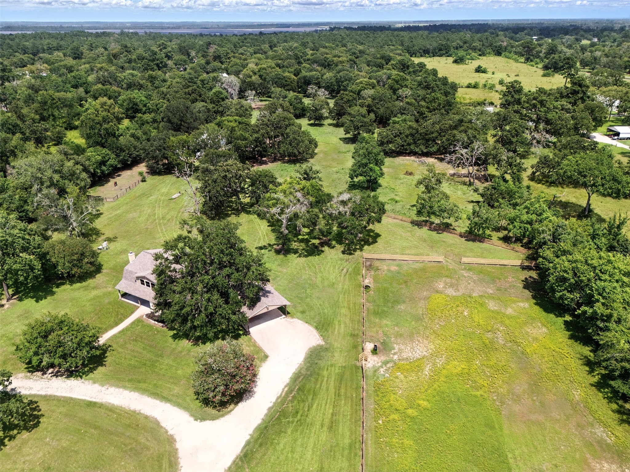 1680 Bowler Road Waller, TX 77484 - Photo 37 of 42 a view of a yard with plants