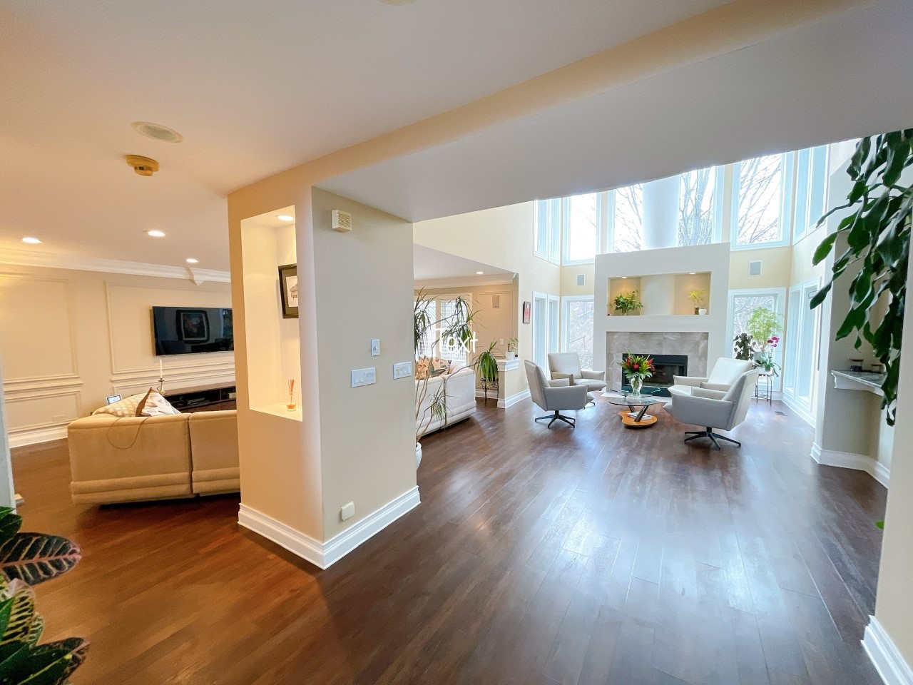 2047 Sheridan Road Buffalo Grove, IL 60089 - Photo 9 of 25 a living room with furniture and a fireplace