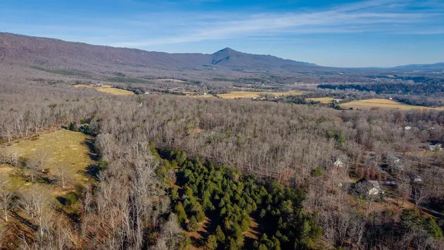 a view of lake and mountain