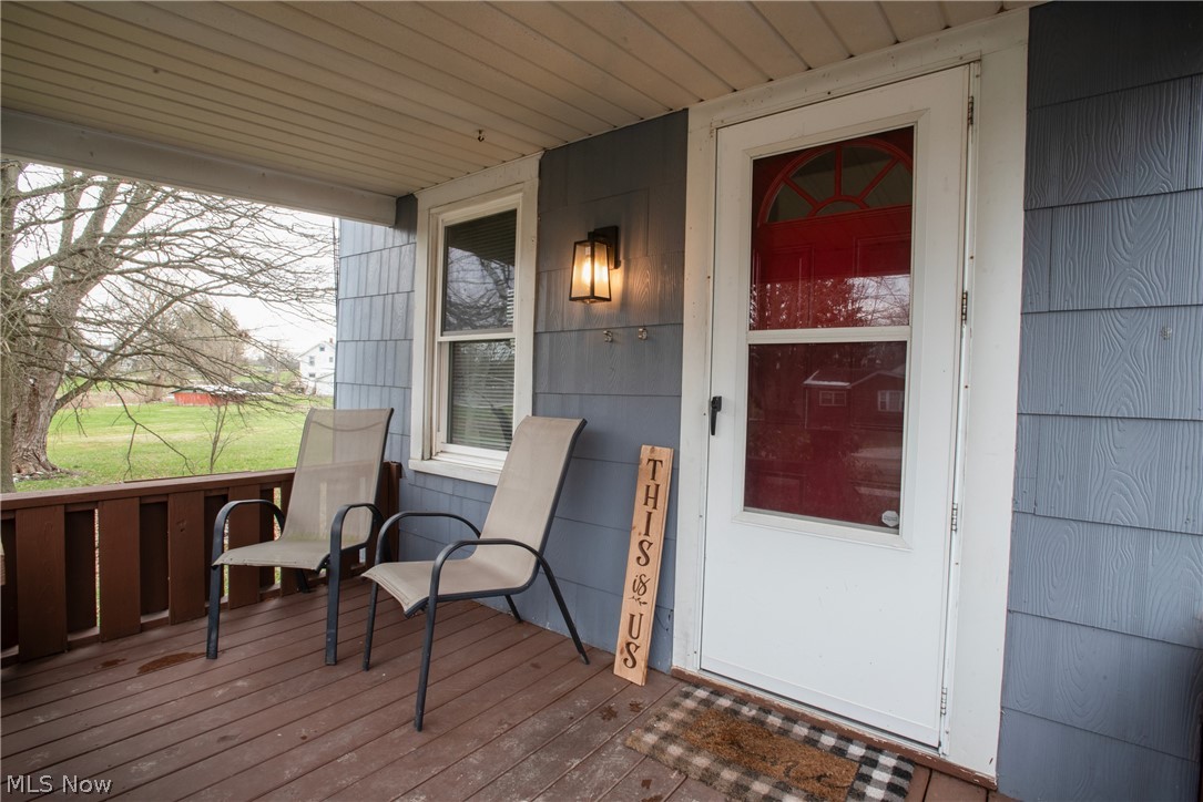 6457 Red Brush Road Ravenna, OH 44266 - Photo 3 of 24 Spacious, covered front porch and front entrance