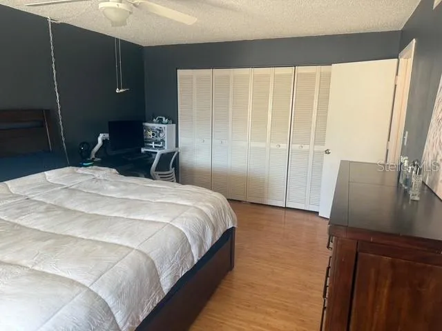 a large bed in a hotel room
