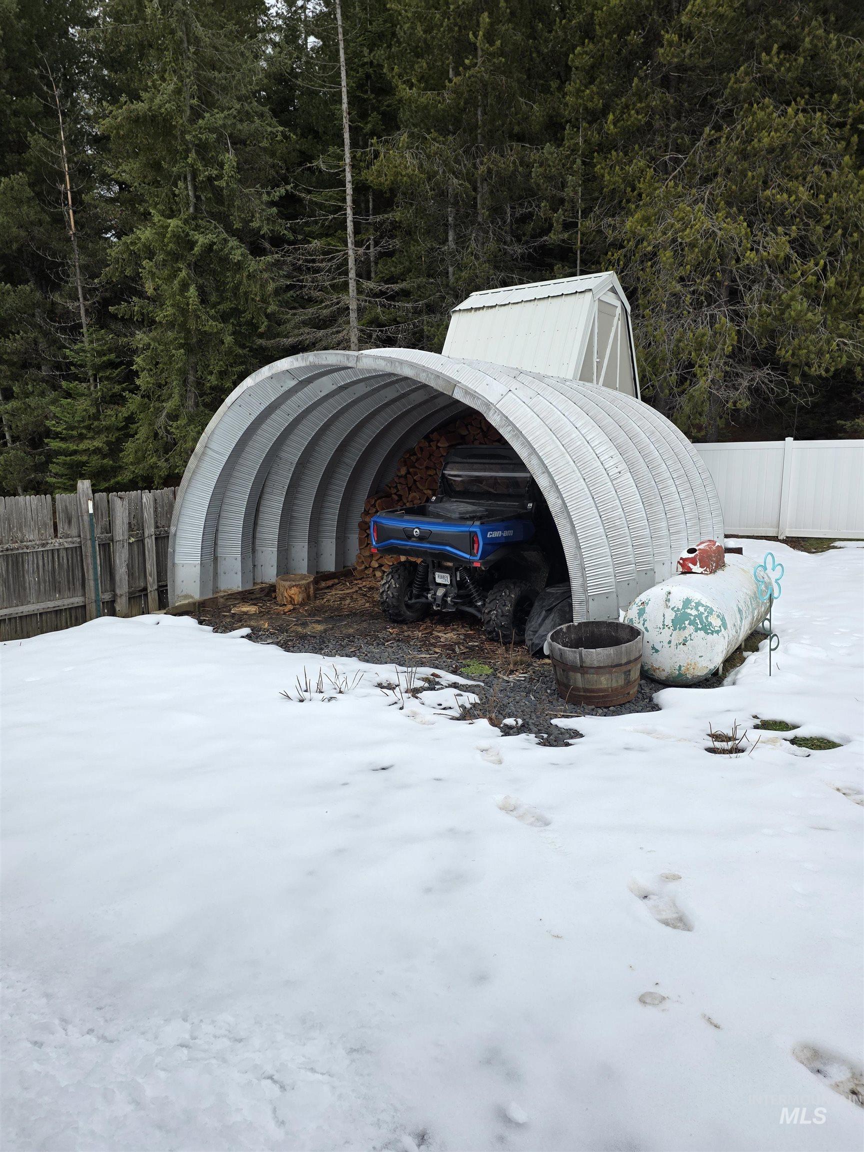 179 Timberline Drive Pierce, ID 83546 - Photo 7 of 24 View of snow covered parking area