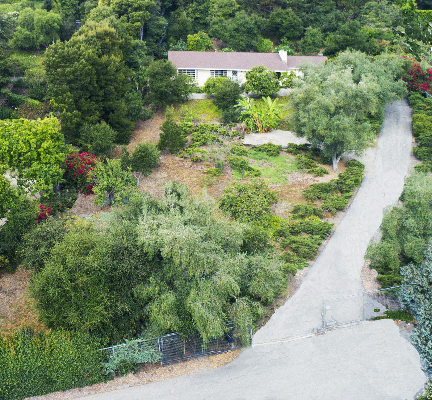 725 El Rancho Road Santa Barbara, CA 93108 - Photo 1 of 13 a view of a garden with plants