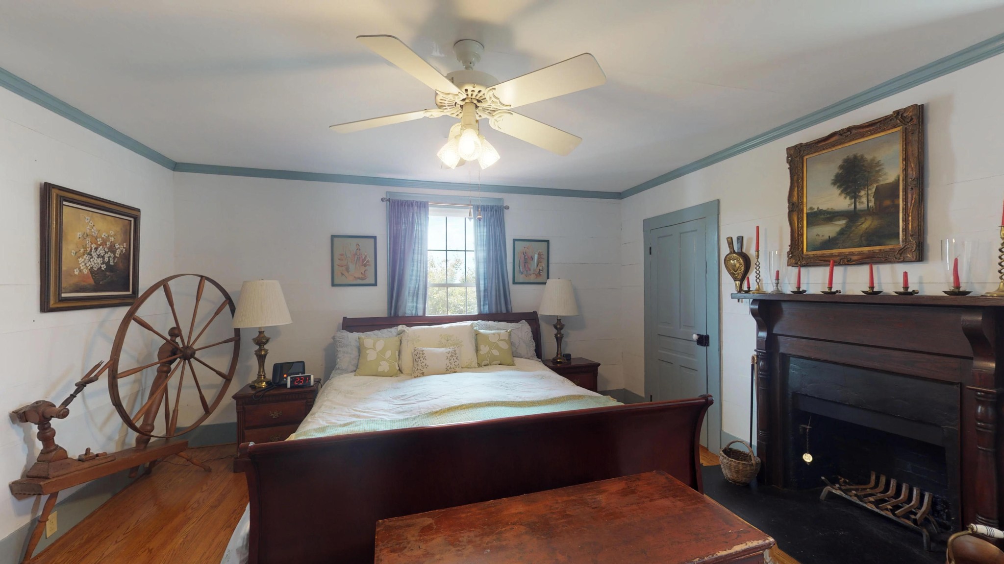 4965 Roberson Spring Road Loudon, TN 37774 - Photo 36 of 39 a bedroom with a bed and wooden floor