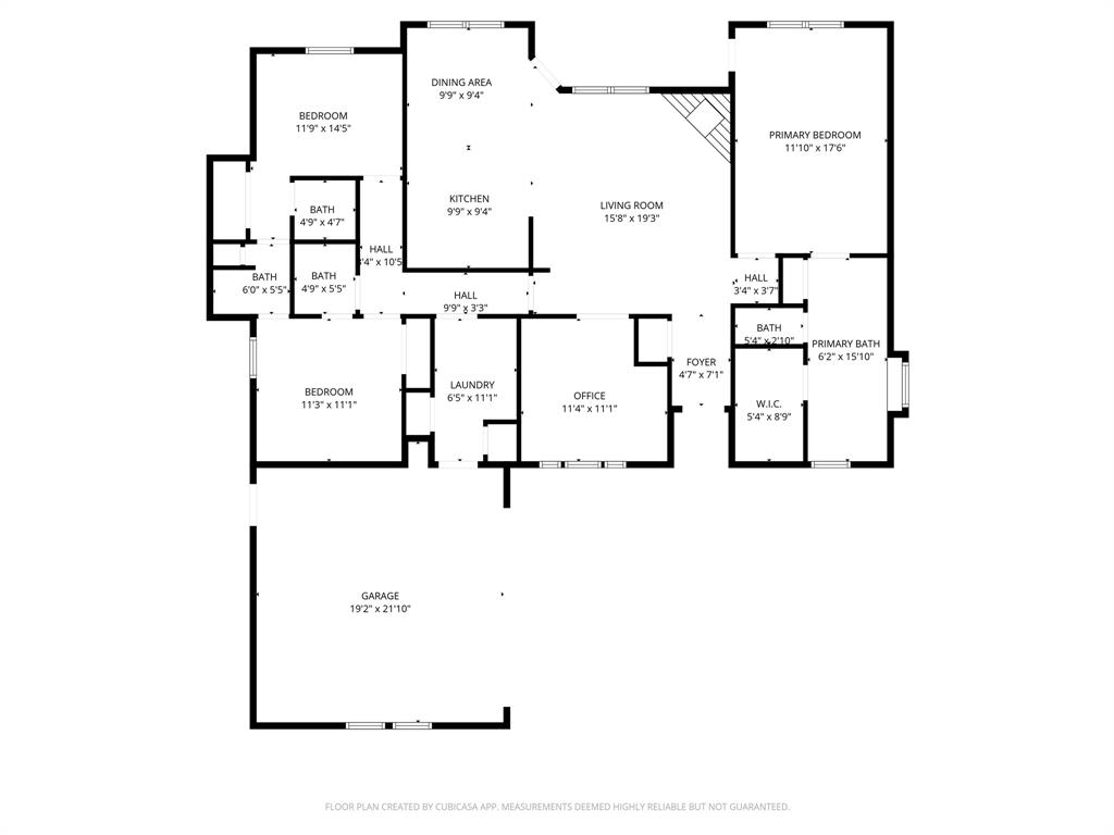 233 Cobblestone Circle Red Oak, TX 75154 - Photo 22 of 23 a picture of floor plan