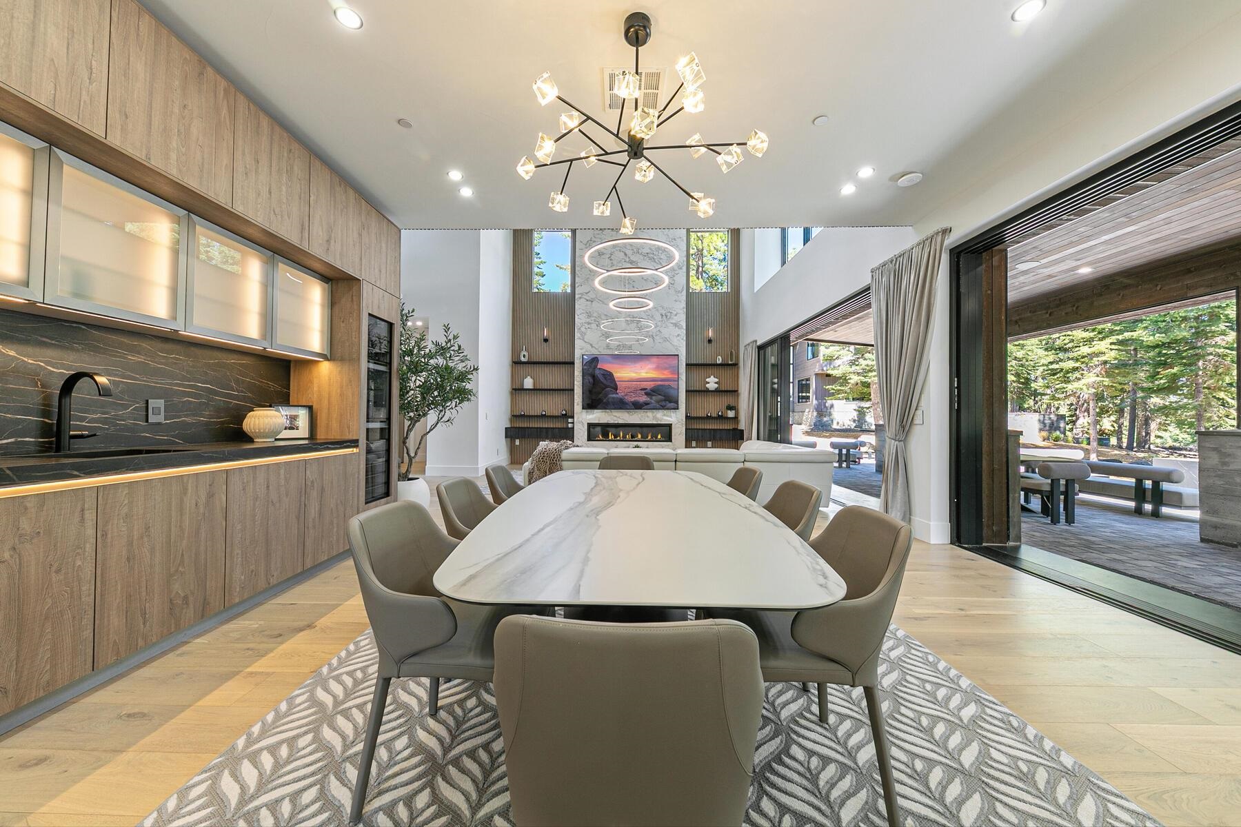 9287 Brae Road Truckee, CA 96161 - Photo 9 of 28 a view of a dining room with furniture window and outside view