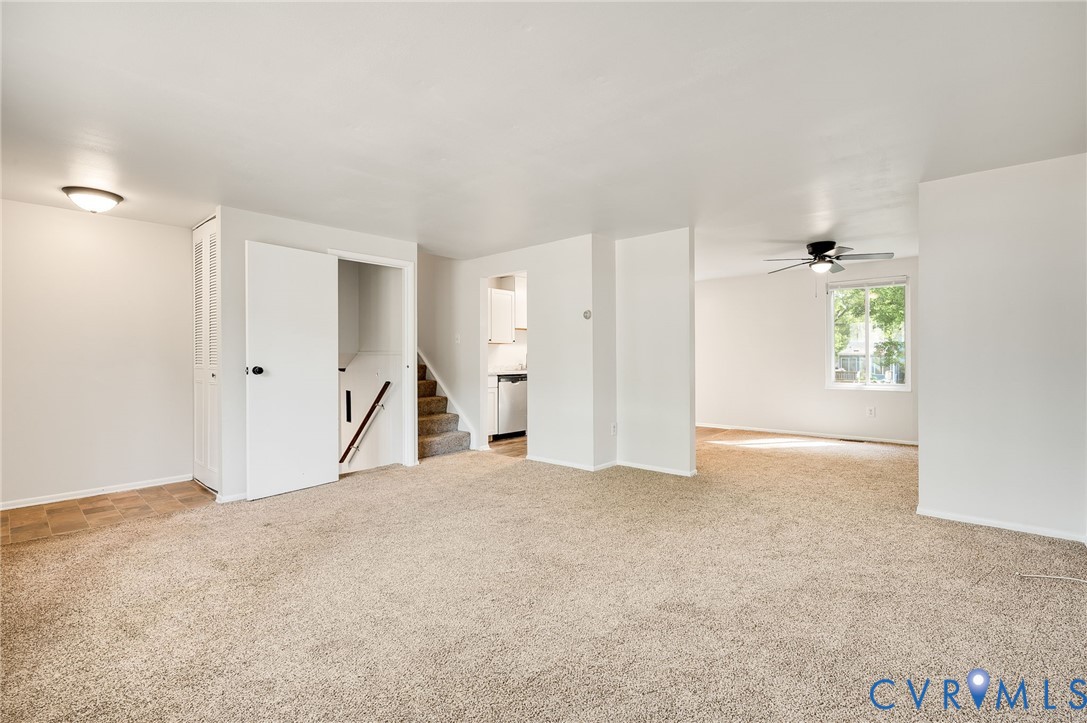 6513 Philbrook Road Richmond, VA 23234 - Photo 4 of 26 Spacious interior featuring neutral carpeting, whi