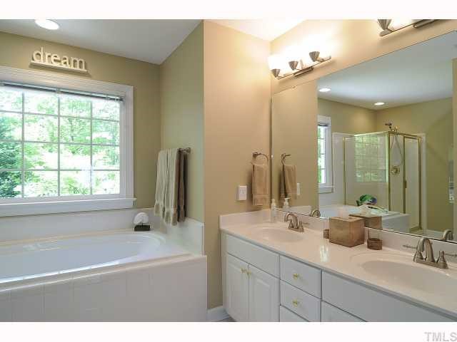 8705 Bluff Pointe Court Raleigh, NC 27615 - Photo 8 of 12 Glamour master bath with large tub and separate shower