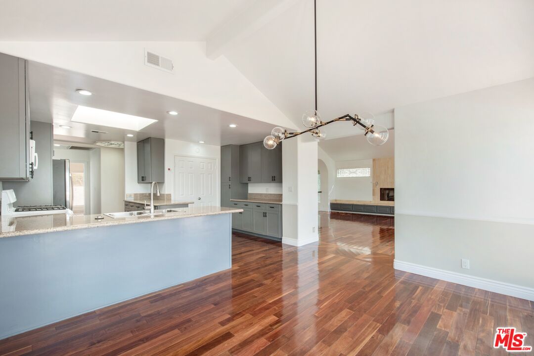 217 Fowling Street Playa del Rey, CA 90293 - Photo 18 of 51 a view of a kitchen and wooden floor