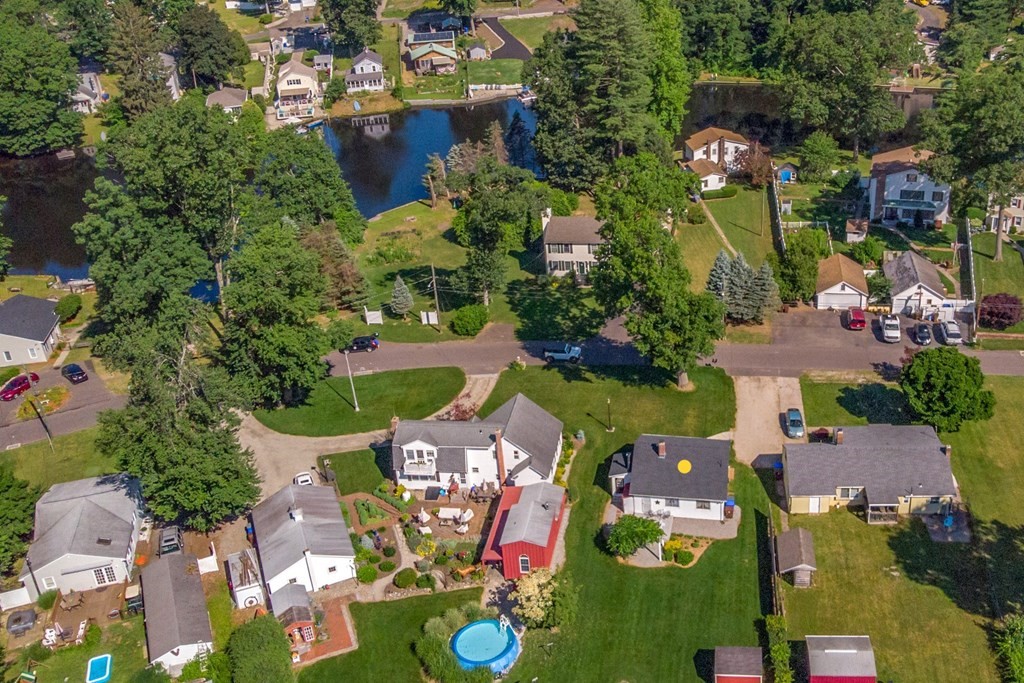 130 Cottage Road Enfield, CT 06082 - Photo 1 of 33 an aerial view of residential house with outdoor space and swimming pool