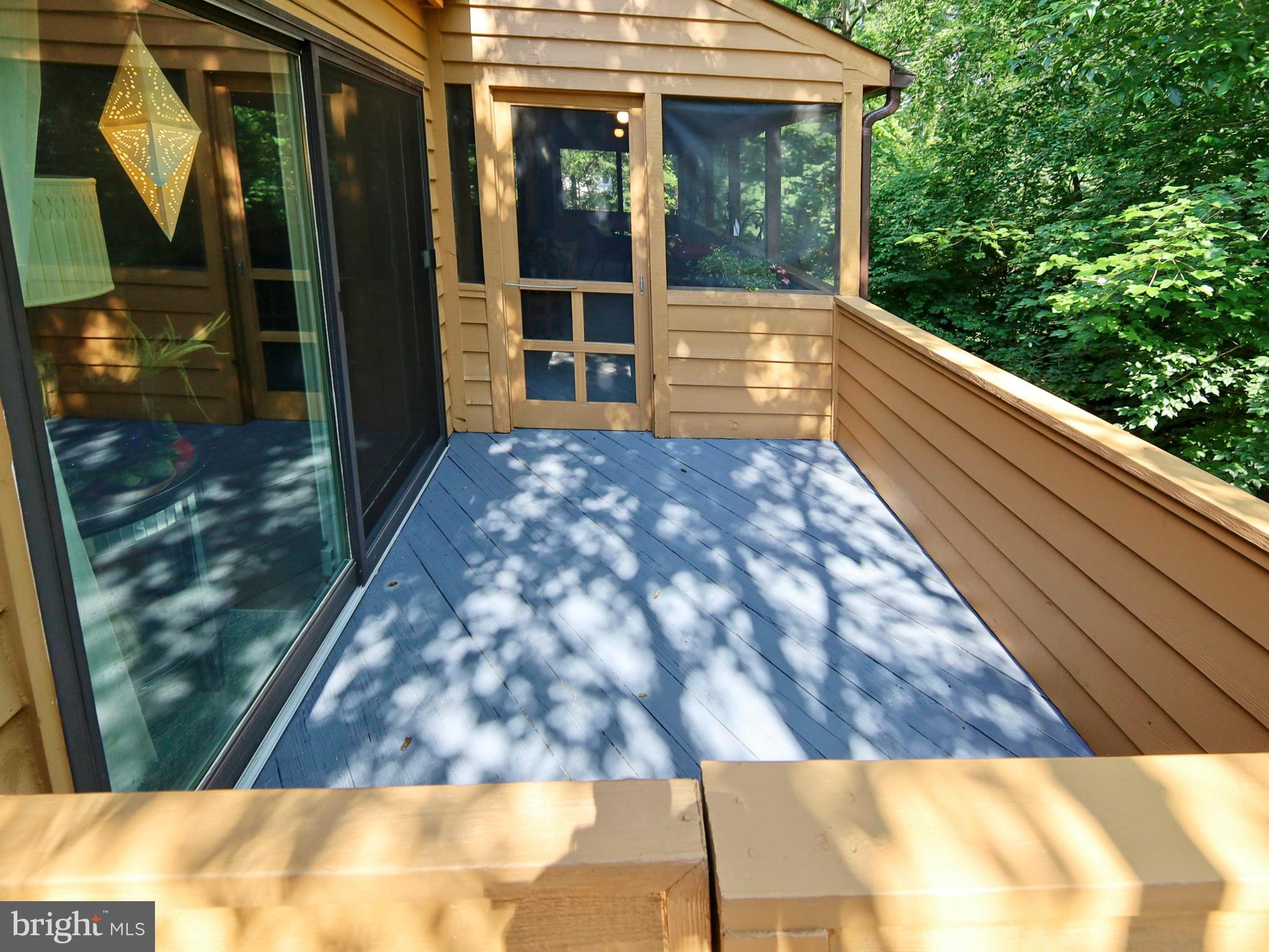 11037 Solaridge Drive Reston, VA 20191 - Photo 17 of 45 Deck abuts porch and living room
