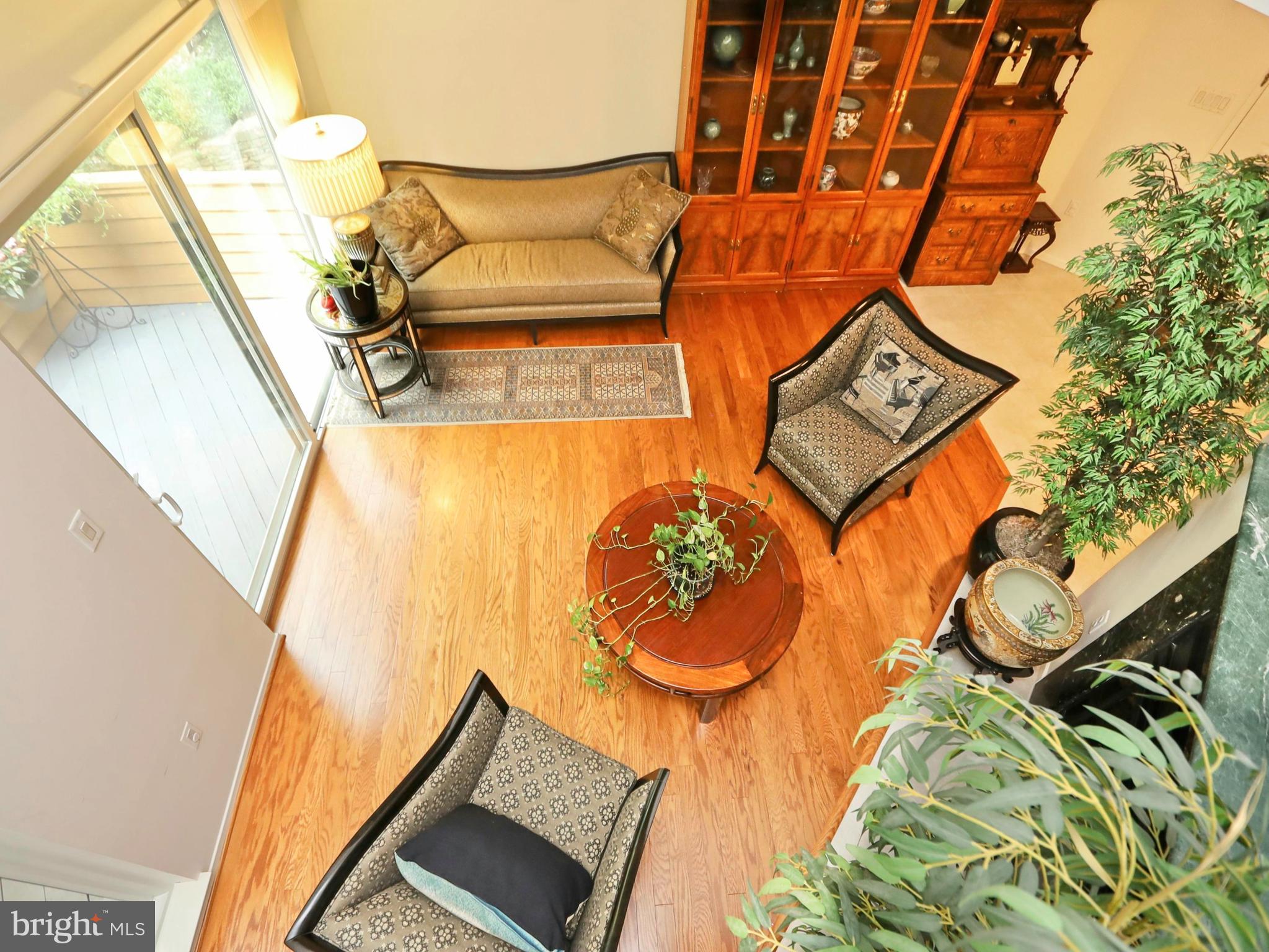 11037 Solaridge Drive Reston, VA 20191 - Photo 22 of 45 Living room view from the open staircase