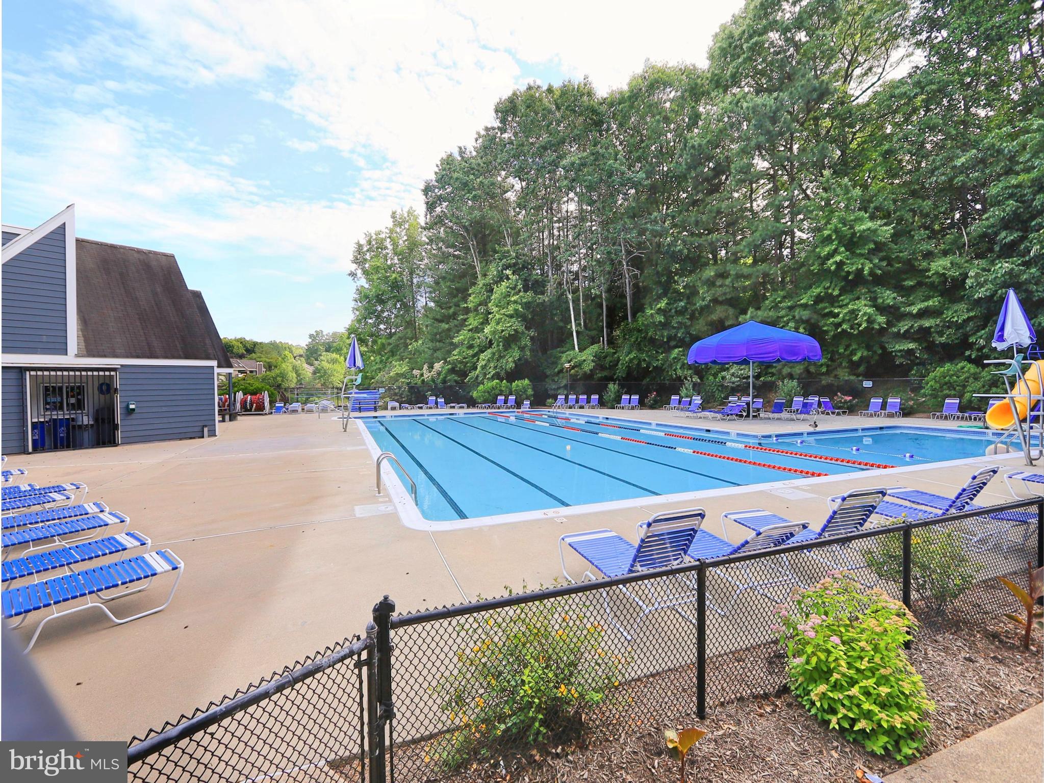 11037 Solaridge Drive Reston, VA 20191 - Photo 37 of 45 L Audubon pool with deep end slide and wading pool