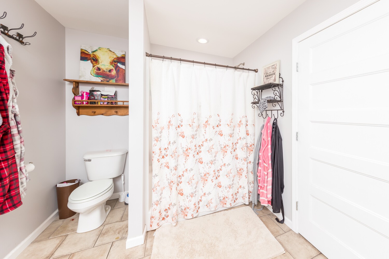 530 Lower Helton Road Alexandria, TN 37012 - Photo 19 of 24 a bathroom with a toilet and a shower curtain