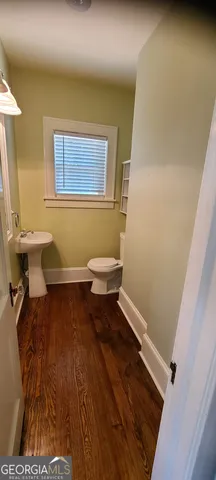 a view of a hallway with closet