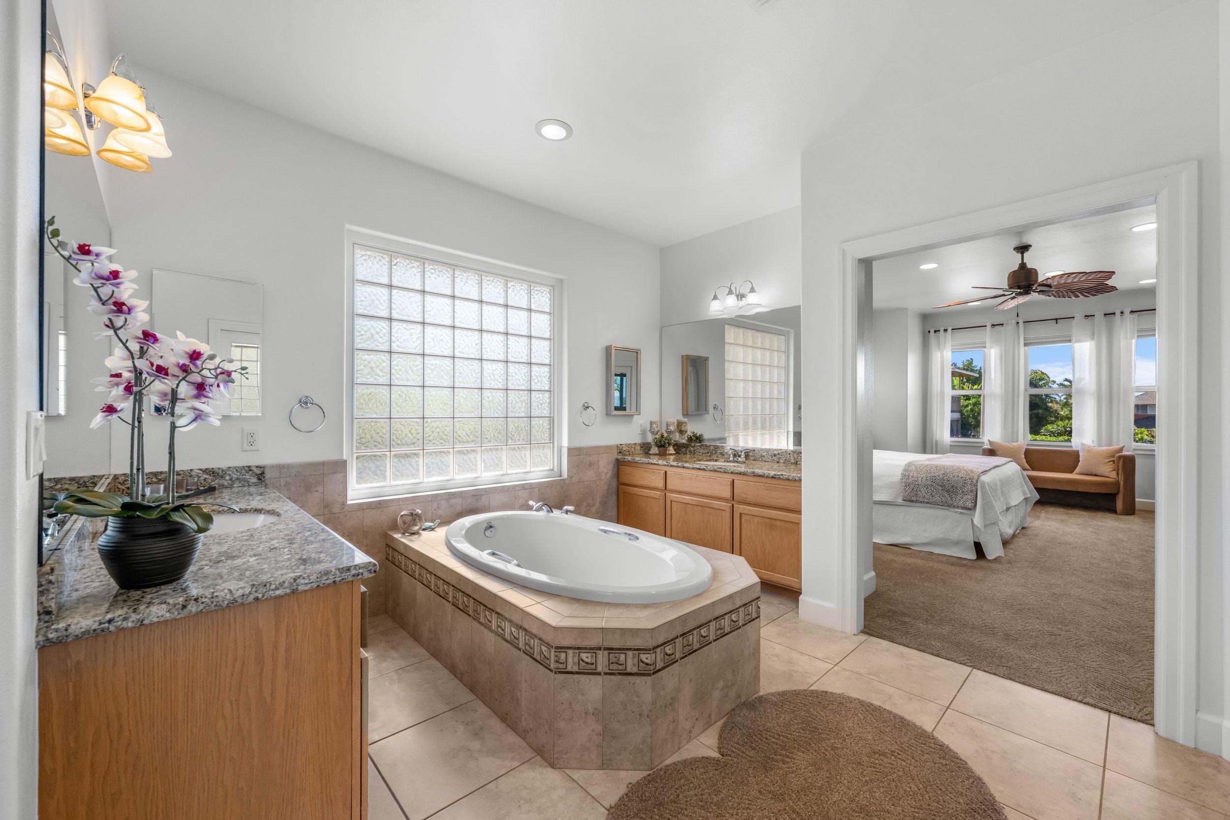 125 Kahana Makai Road Lahaina, HI 96761 - Photo 24 of 46 a living room with furniture and flowers