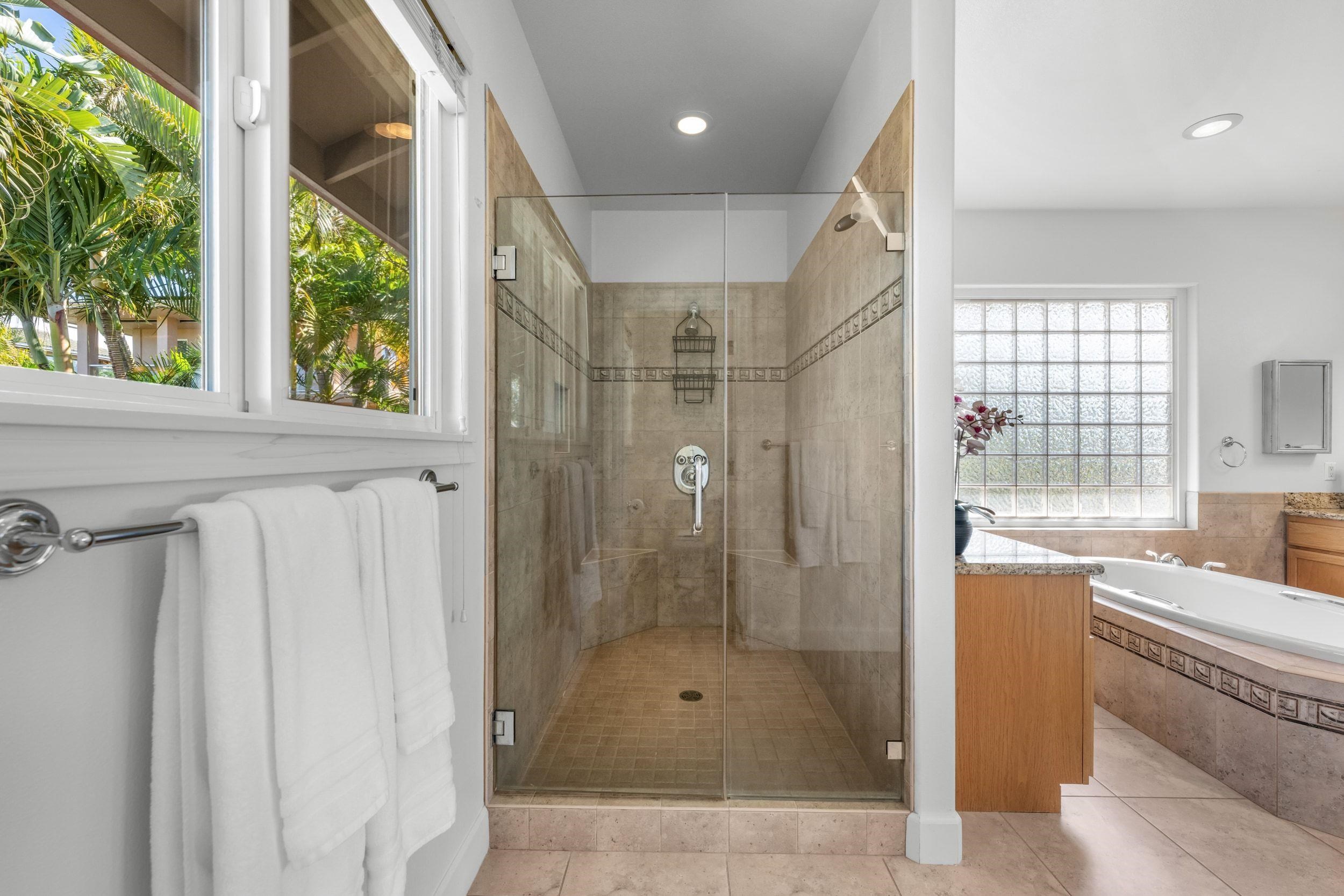 125 Kahana Makai Road Lahaina, HI 96761 - Photo 25 of 46 a bathroom with a shower and a sink