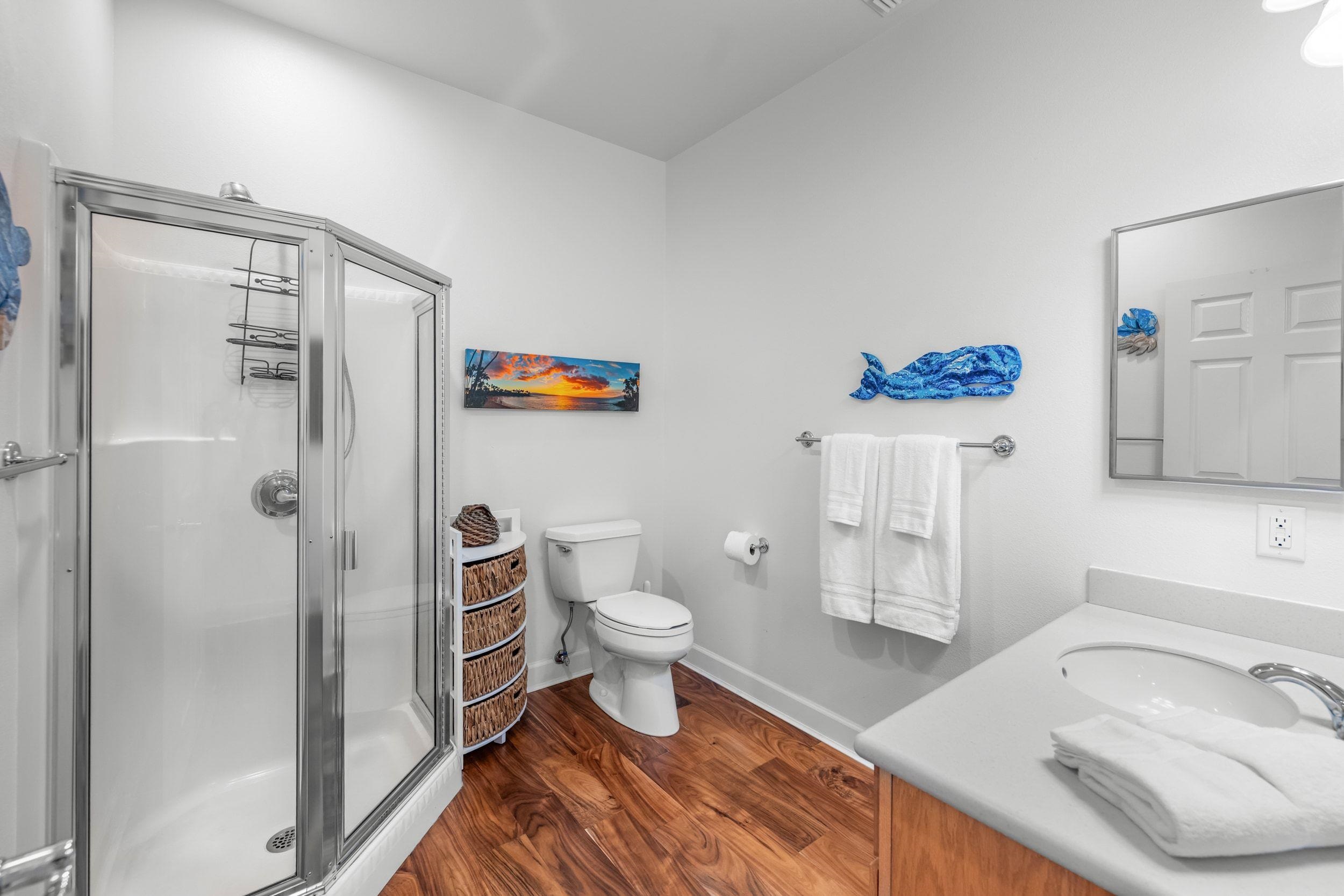 125 Kahana Makai Road Lahaina, HI 96761 - Photo 28 of 46 a bathroom with a sink a toilet and shower