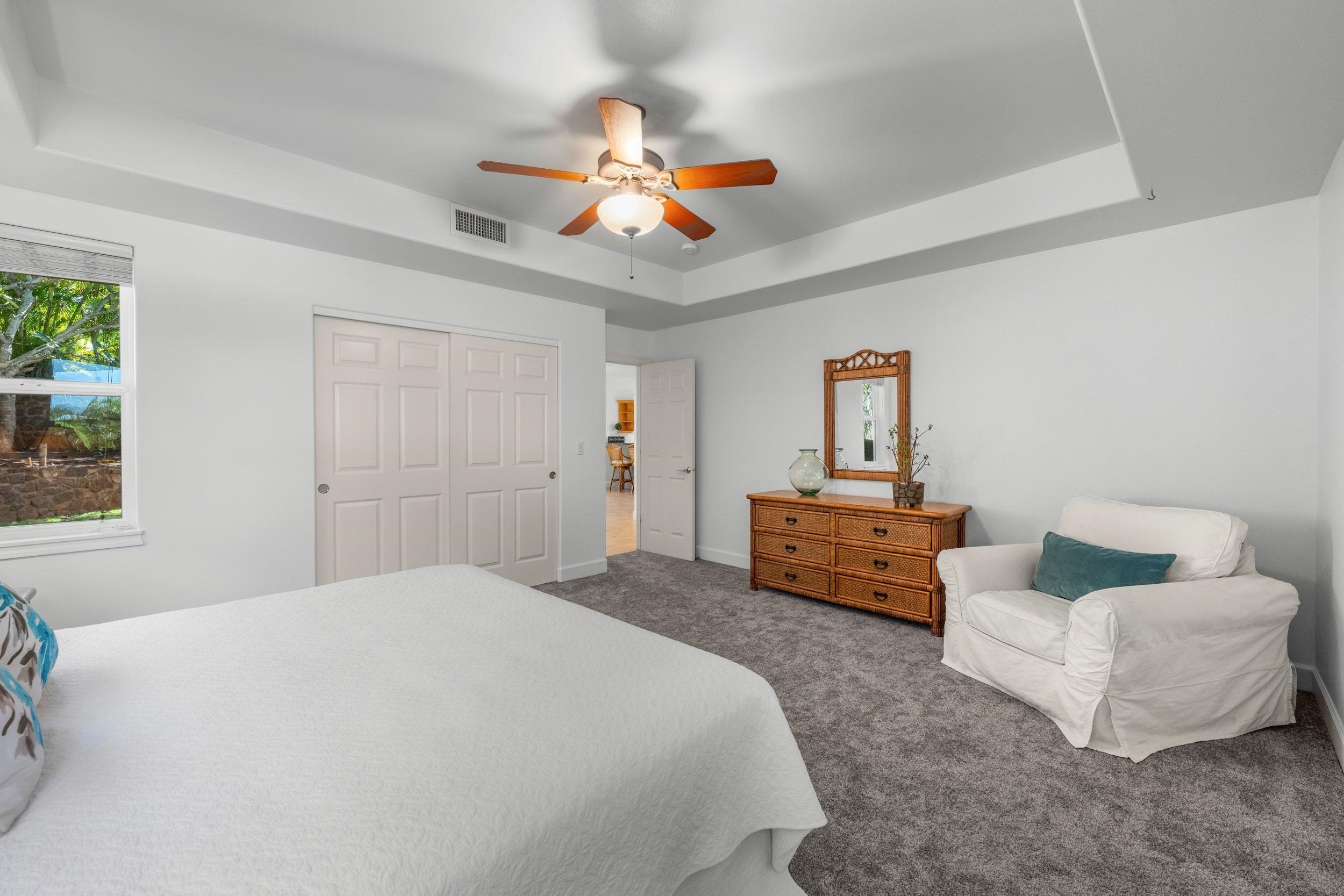 125 Kahana Makai Road Lahaina, HI 96761 - Photo 36 of 46 a bedroom with furniture and window