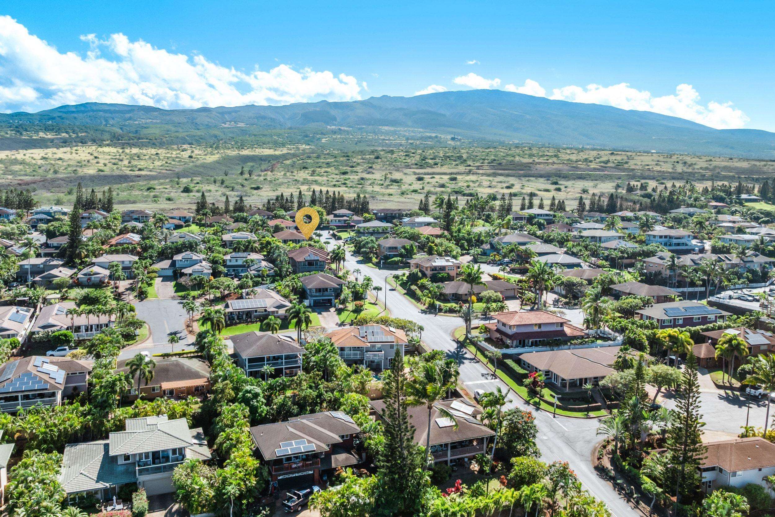 125 Kahana Makai Road Lahaina, HI 96761 - Photo 46 of 46 an aerial view of residential houses with outdoor space and ocean view