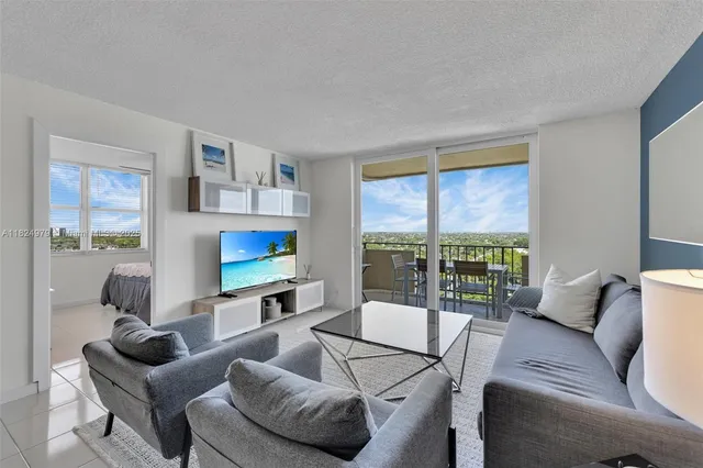 a view of beach and ocean