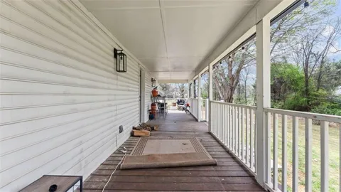 a house view with a garden space