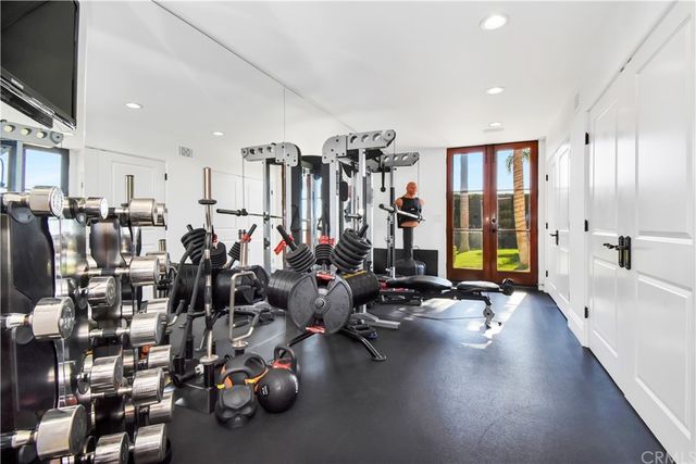 a view of a living room with furniture