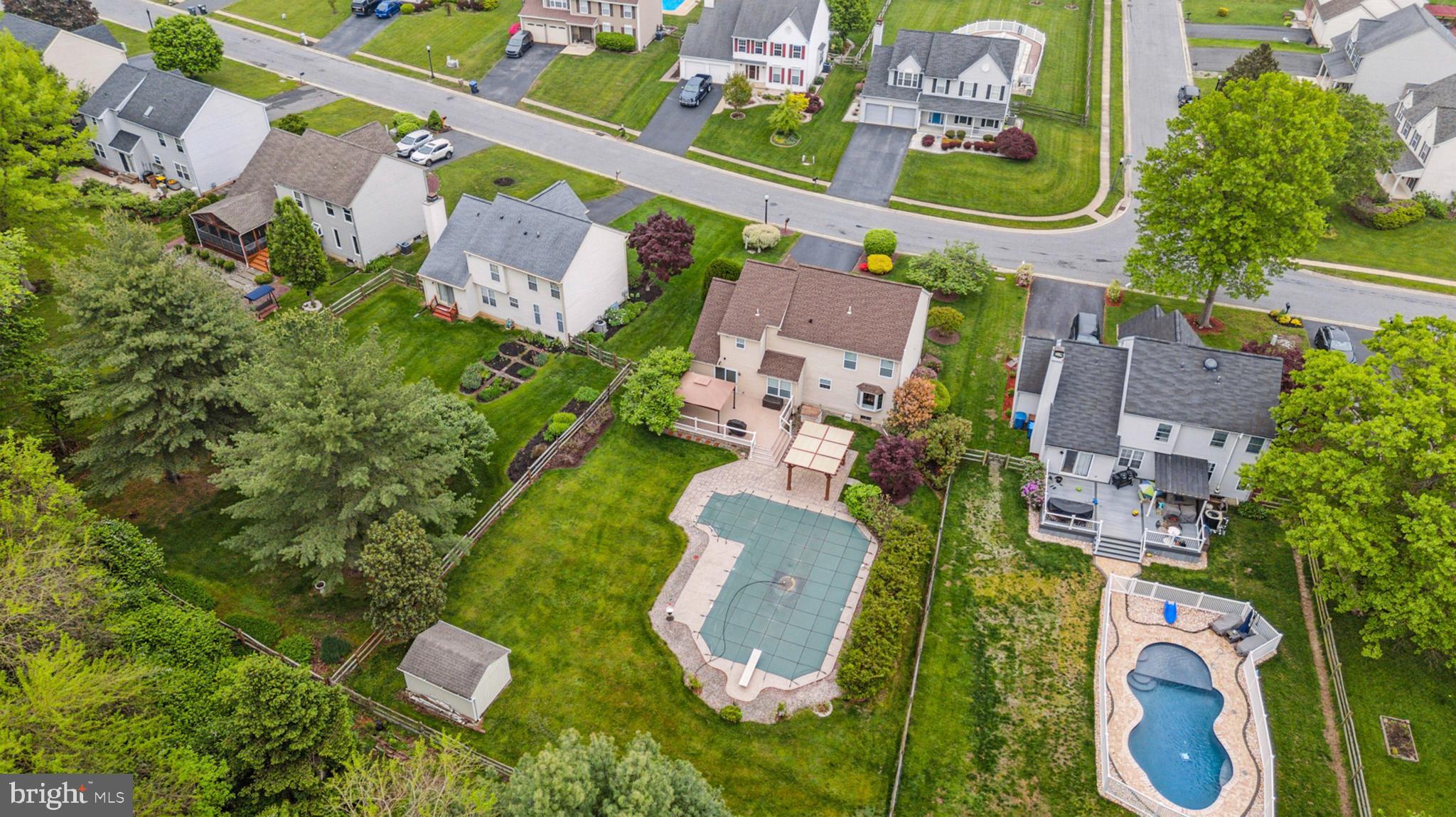 24 Oakview Drive Newark, DE 19702 - Photo 33 of 39 aerial view of a swimming pool and outdoor space