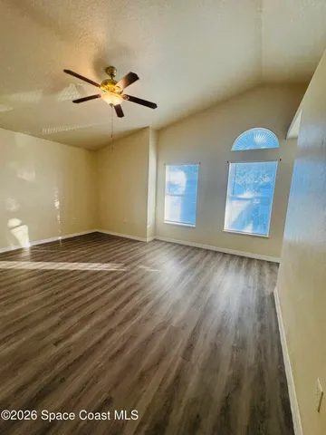wooden floor in an empty room