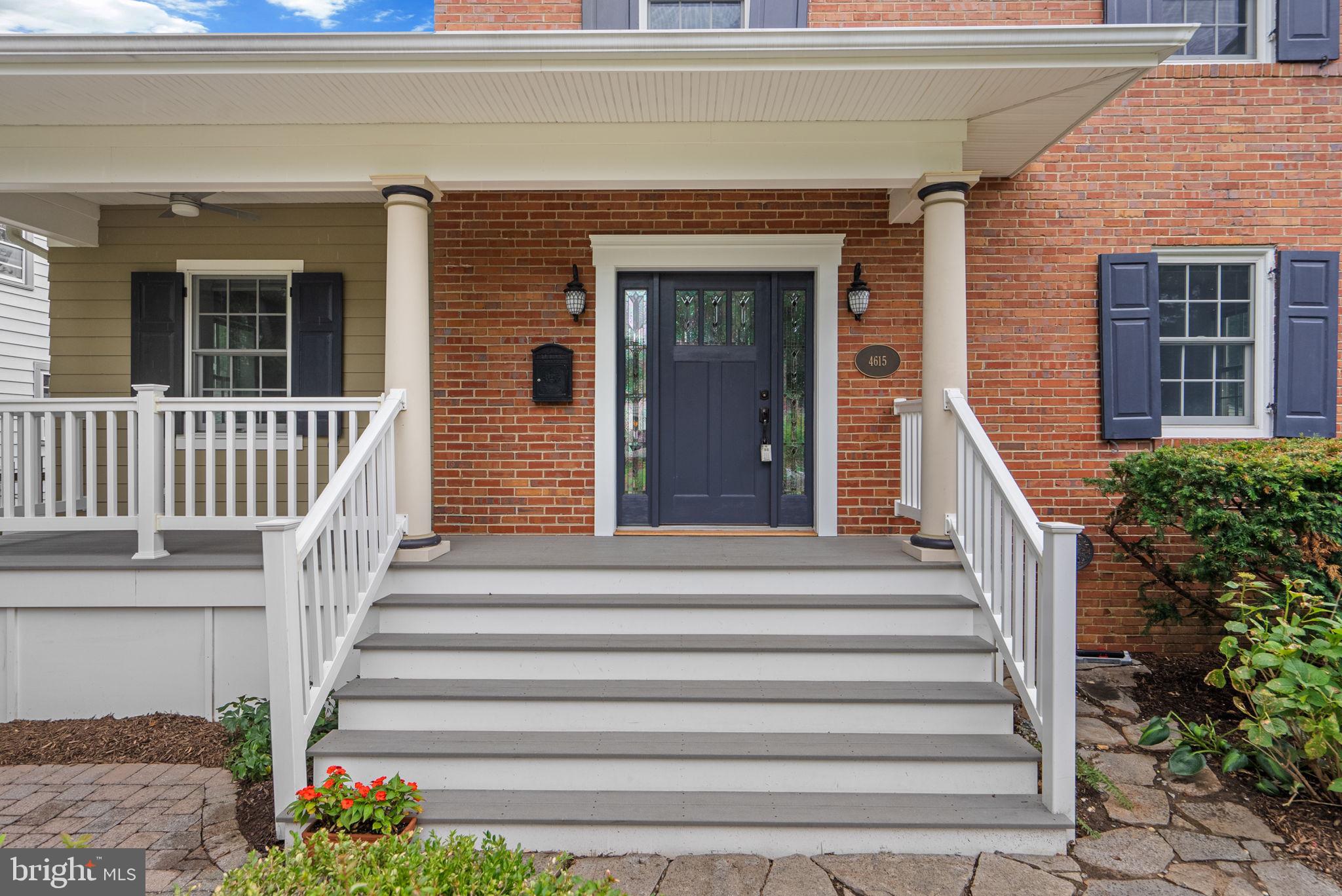 Spacious Covered Front Porch