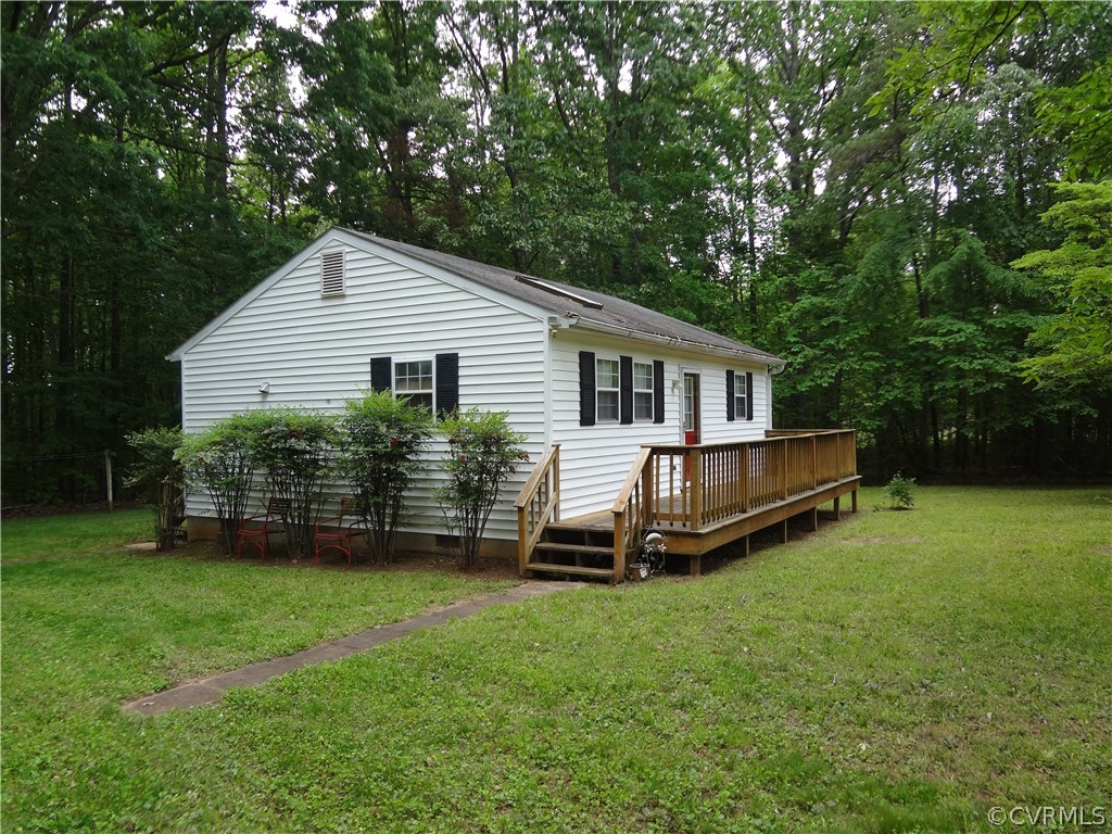 3198 Lowry Road Columbia, VA 23038 - Photo 8 of 19 a view of a house with a backyard
